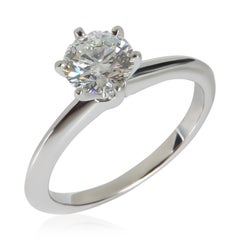 Tiffany & Co. 0.84 ct Round Brilliant Diamond Engagement Ring