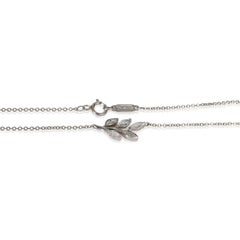 Tiffany & Co. Platinum Diamond Victoria Vine Necklace
