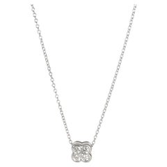 Tiffany & Co. Sterling Silver Diamond Lace Pendant