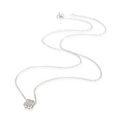 Tiffany & Co. Sterling Silver Diamond Lace Pendant