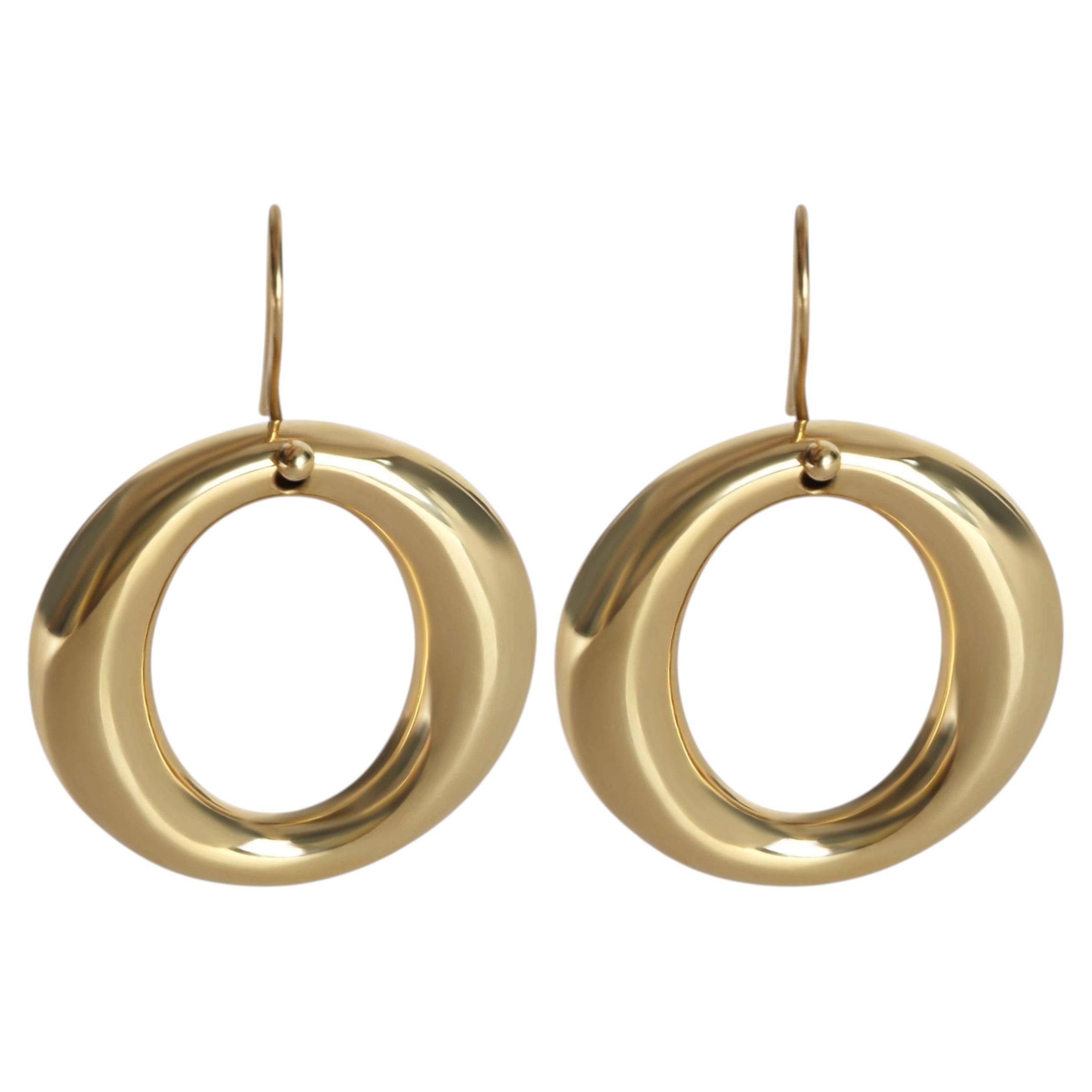 Tiffany & Co. Oro giallo  Orecchini Elsa Peretti Sevillana in vendita