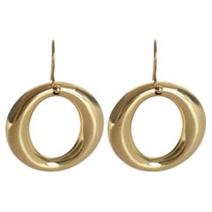 Tiffany & Co. Or jaune Boucles d'oreilles Elsa Peretti Sevillana