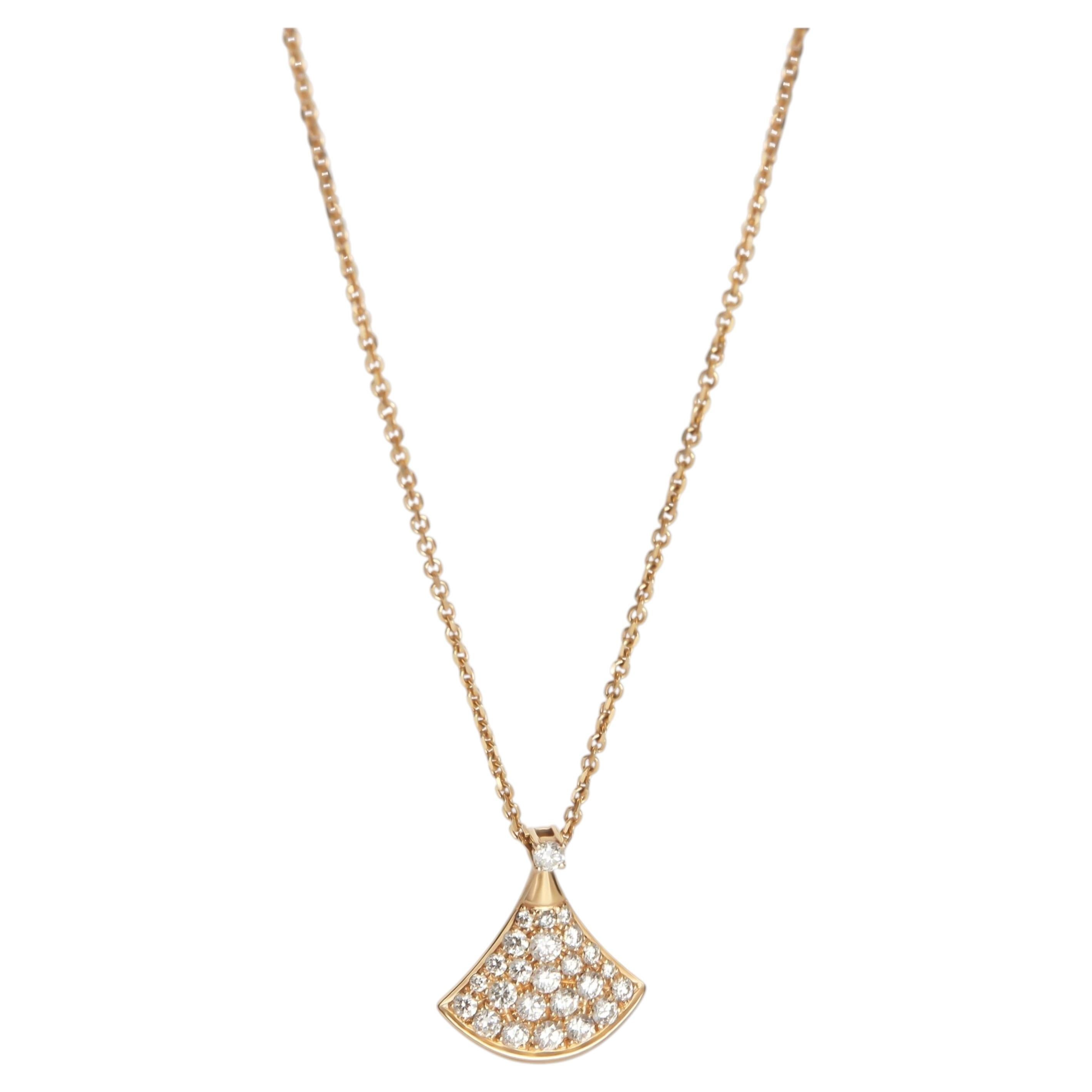 BVLGARI Anhänger „Diva’s Dream“ aus Roségold mit Diamanten