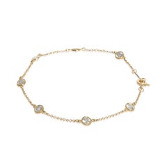 Tiffany & Co. Yellow Gold Diamond Elsa Peretti Diamond By The Yard Bracelet