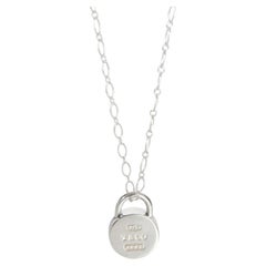Tiffany & Co. Sterling Silver 1837 Lock Pendant