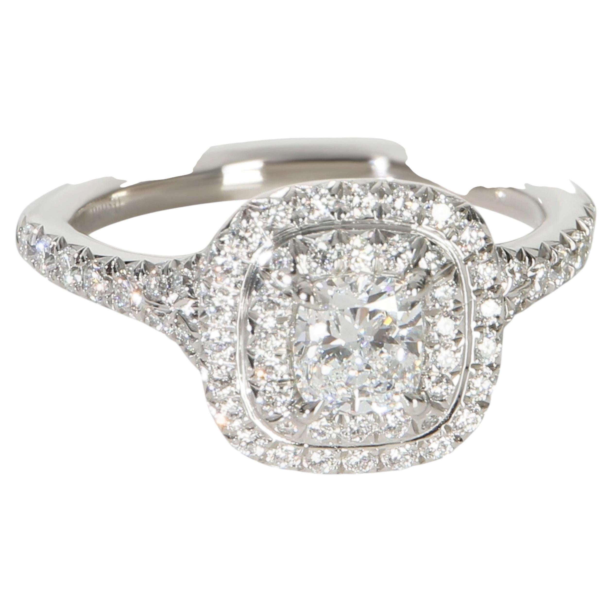 Tiffany & Co. 0.45 ct Cushion Diamond Soleste Engagement Ring For Sale