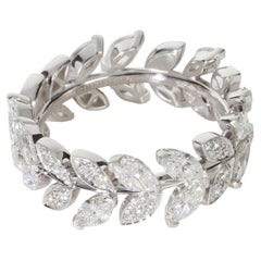Tiffany & Co. Platinum Diamond Victoria Vine Ring