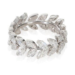 Tiffany & Co. Platinum Diamond Victoria Vine Ring