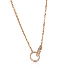 Cartier Rose Gold Diamond Love Necklace