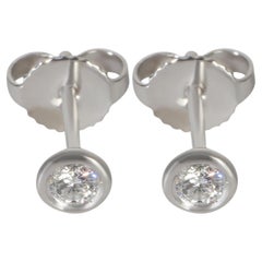 Tiffany & Co. Platinum Diamond Elsa Peretti Diamond By The Yard Earrings