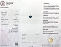 IGI Certified Bi Colour Sapphire 0.94ct Australia Yellow Blue Natural Pear Cut
