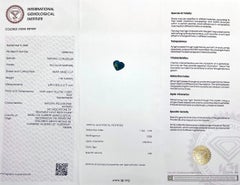 Unique 1.35ct Bi Colour Sapphire Australia Yellow Blue No Heat IGI Certified
