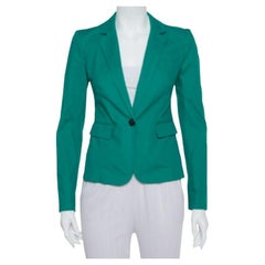 Joseph Green Stretch Cotton Watch Short Blazer S