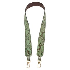 Louis Vuitton Green Python Bandoulière Shoulder Bag Strap