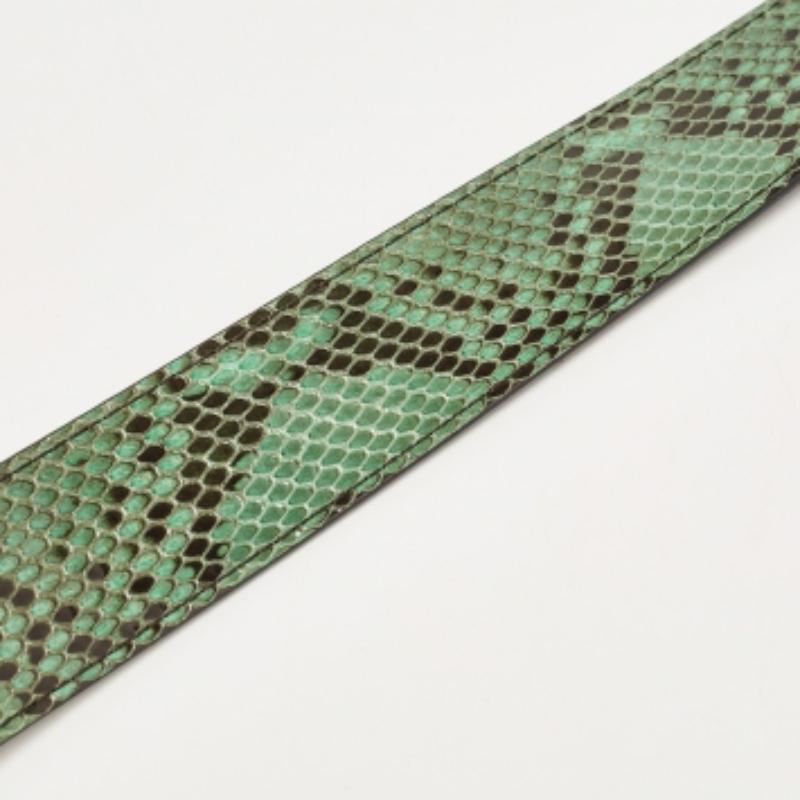 Louis Vuitton Green Python Bandoulière Shoulder Bag Strap For Sale 1