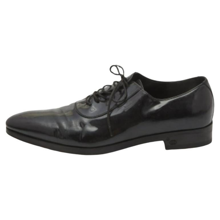 Gucci, scarpe da ginnastica in vernice nera Up & Up Taglia 43