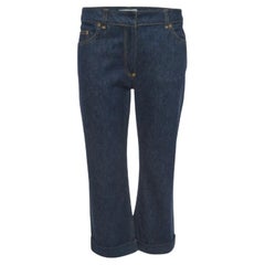 Dolce & Gabbana Jeans Capri in denim blu navy M Vita 30