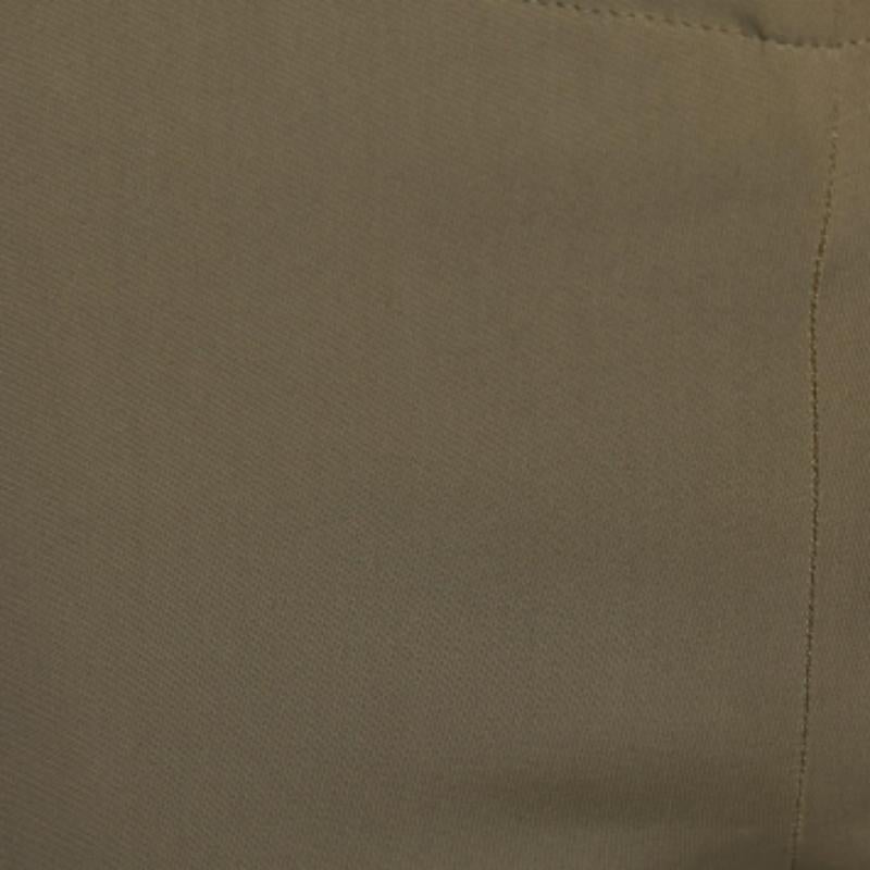 Leggings cropped stretch beige di Marni S in vendita 1