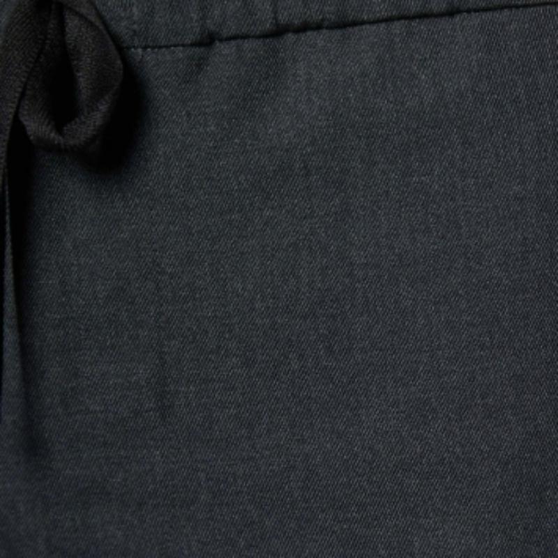 Donna Pantaloni a pannelli in lana grigia Marni con orlo a cerniera M. in vendita