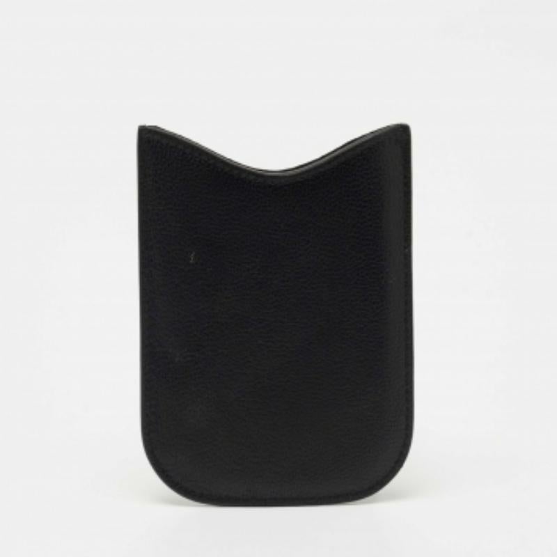 Yves Saint Laurent Porte Blackberry Cover en cuir noir Bon état - En vente à Dubai, Al Qouz 2