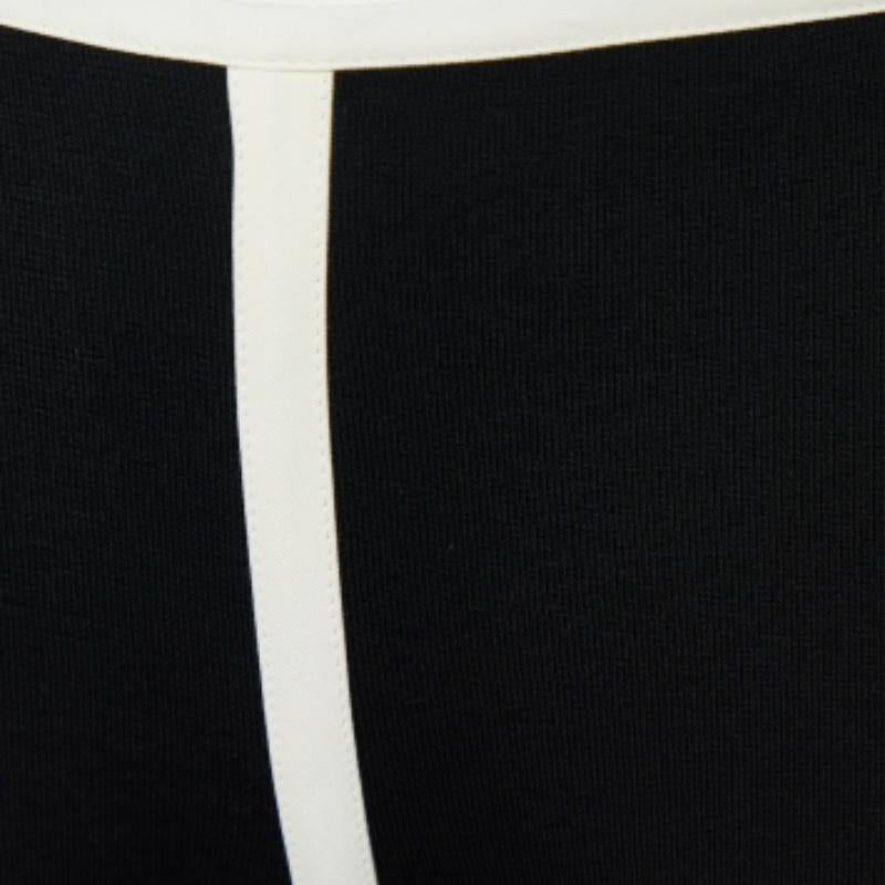 Pantaloni Capri in maglia di cotone nero Marni S in vendita 1