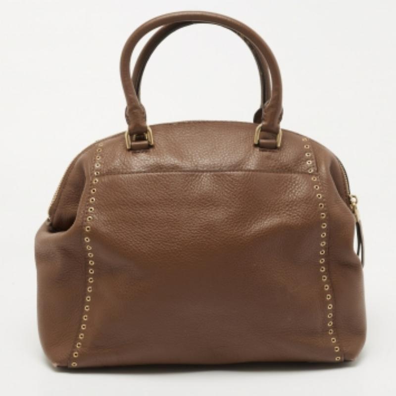 Michael Kors - Borsa Riley in pelle marrone in vendita