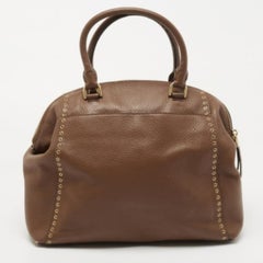 Sacoche Riley en cuir marron de MICHAEL Michael Kors