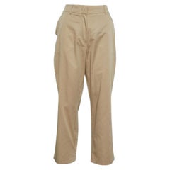 Pantaloni chino in cotone Max Mara beige S