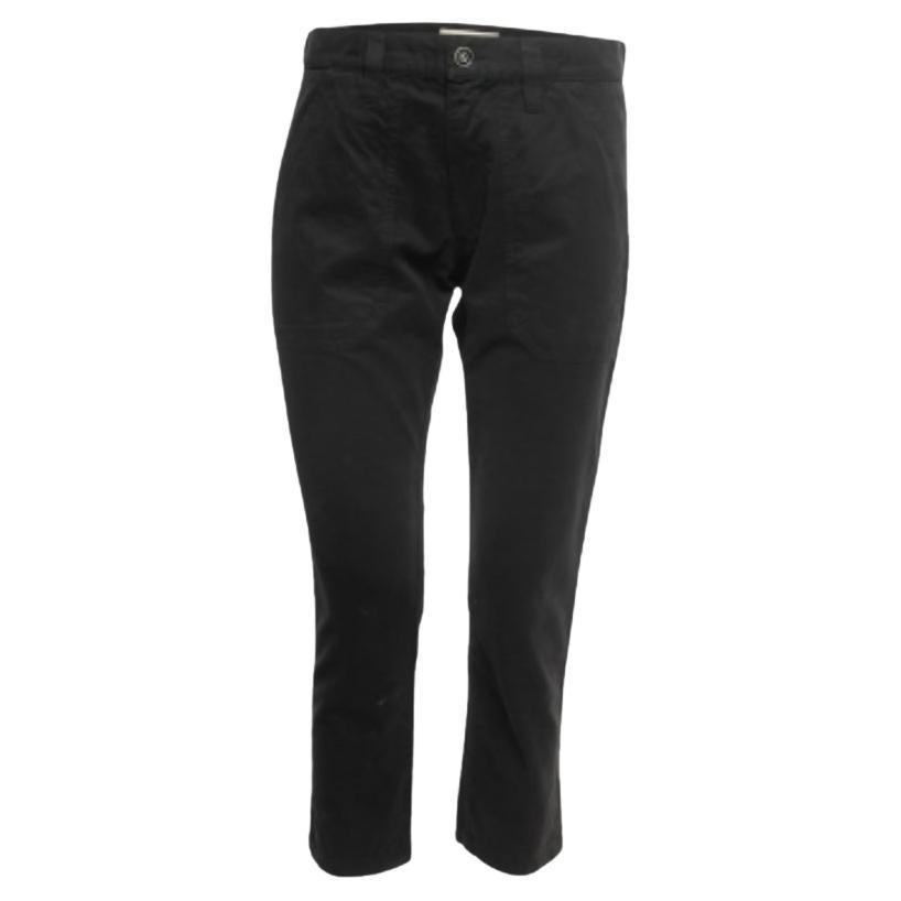 Isabel Marant Etoile - Pantaloni cropped in cotone nero S in vendita