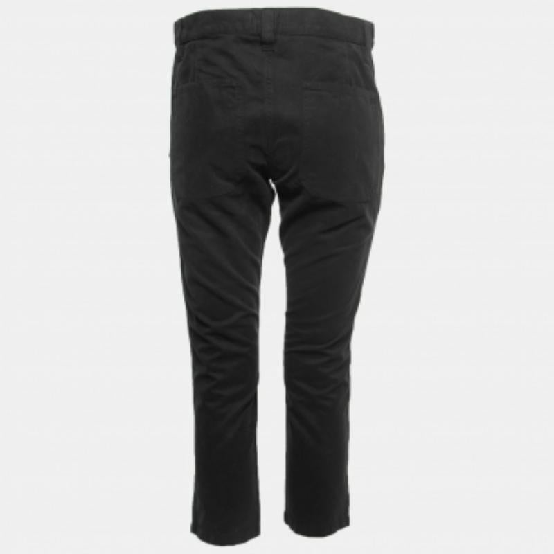 Donna Isabel Marant Etoile - Pantaloni cropped in cotone nero S in vendita