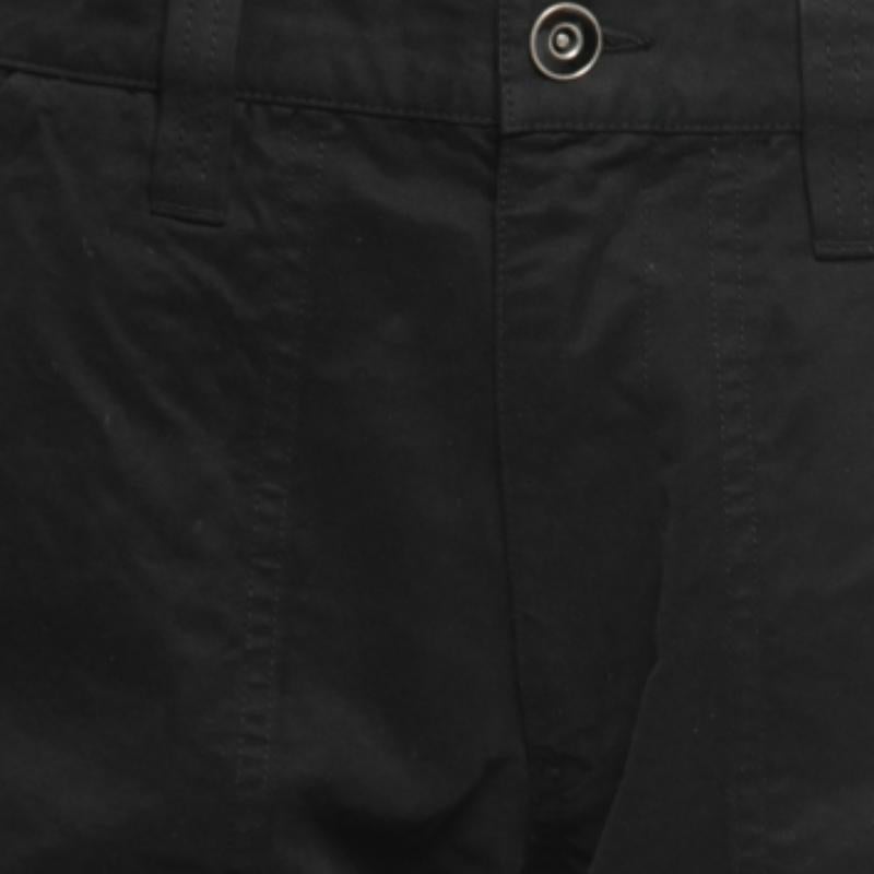 Isabel Marant Etoile - Pantaloni cropped in cotone nero S In condizioni ottime in vendita a Dubai, Al Qouz 2