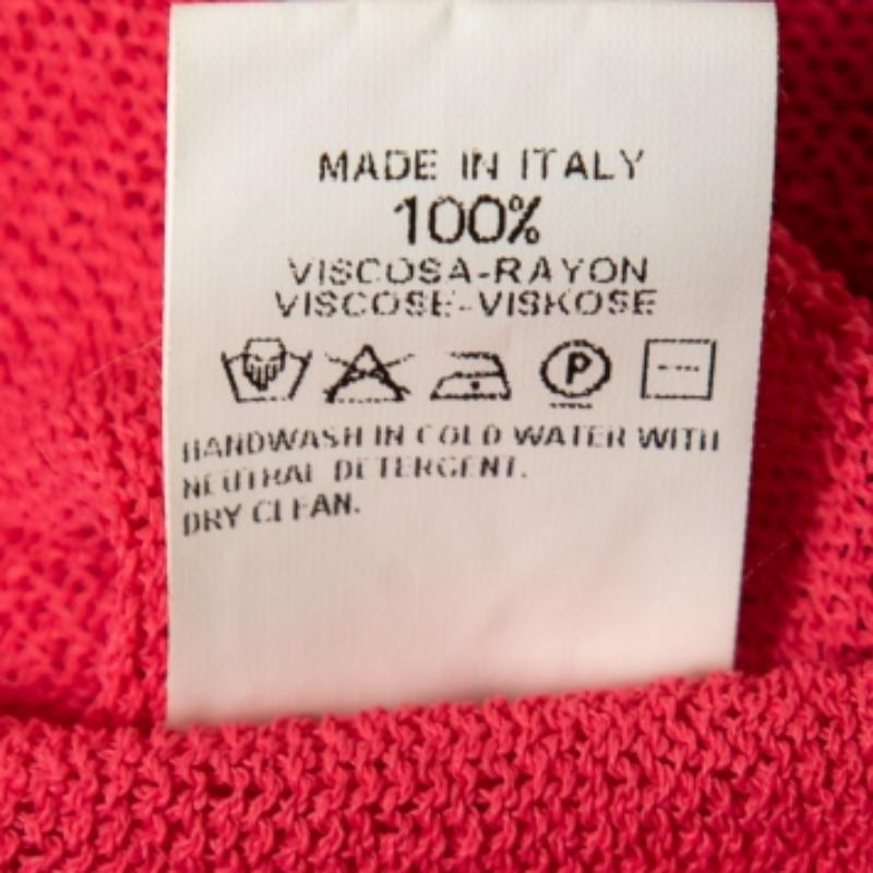 Donna Emporio Armani Vintage Rosa Camicetta con dettaglio cut out L in vendita