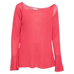 Emporio Armani Vintage Rosa Camicetta con dettaglio cut out L
