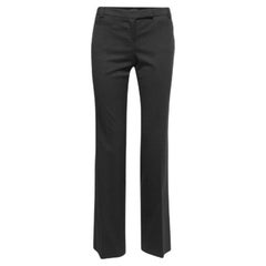 Emporio Armani Pantaloni sartoriali in lana grigio antracite M. I.