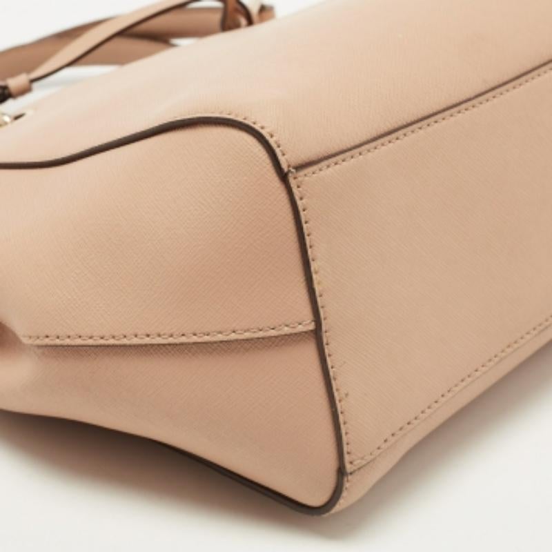 DKNY Tote in pelle beige in vendita 3