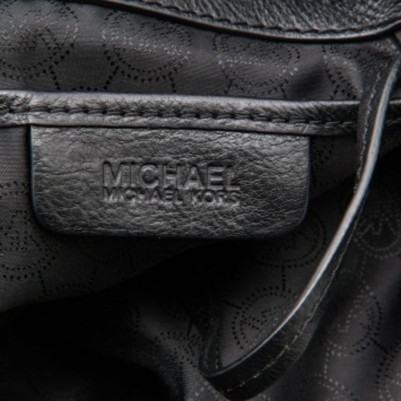 Fourre-tout Jet Set en toile et cuir MICHAEL Michael Kors beige/noir Signature en vente 5