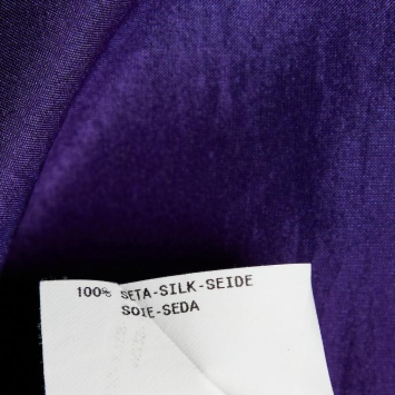 Emporio ARMANI Top de seda morado S en Excelente estado para la venta en Dubai, Al Qouz 2