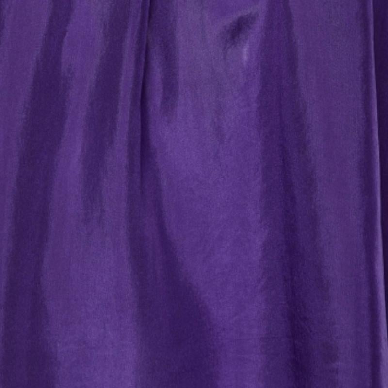 De las mujeres Emporio ARMANI Top de seda morado S en venta