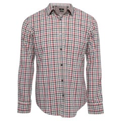 Boss By Hugo Boss - Camicia a quadri multicolore in cotone a manica intera - M. I.