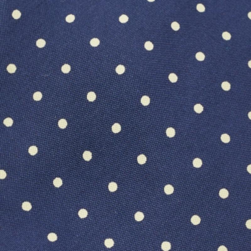 Blu Cravatta Boss By Hugo Boss Vintage in seta blu navy a Dot Dot Dot in vendita