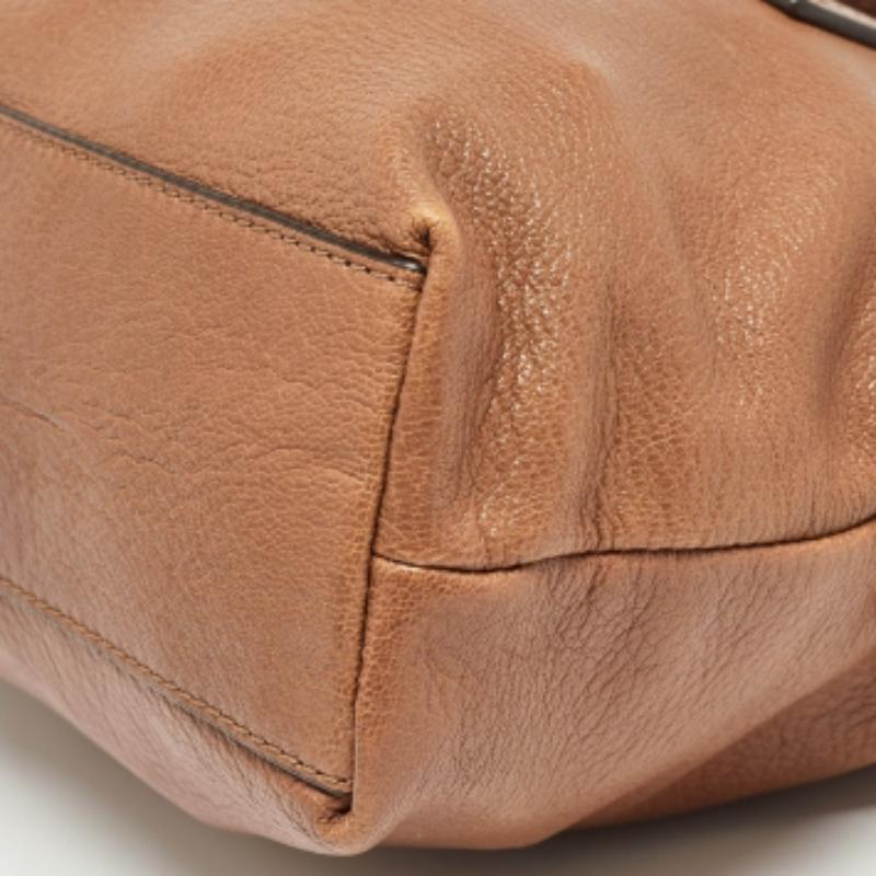 MICHAEL Michael Kors Hamilton Schulranzen aus braunem Leder (Weiß) im Angebot
