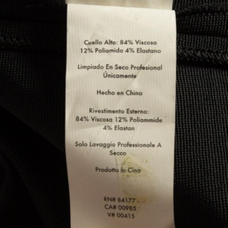 Diane von Furstenberg Pantalón de punto elástico negro L en venta 1