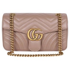 Gucci Calfskin Matelasse GG Marmont Shoulder Bag