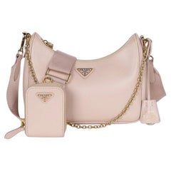 Prada Re-Edition 2005 Saffiano Leather Bag in Beige