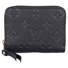 Louis Vuitton Empreinte Zippy Coin Wallet in Black