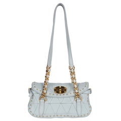 Miu Miu Nappa Quilted Studded Shoulder Bag
