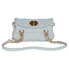 Miu Miu Nappa Quilted Studded Shoulder Bag