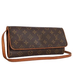 Louis Vuitton Monogram Twin Pochette PM Umhängetasche, 2001