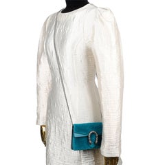 Gucci Dionysus Bag Velvet Super Mini Shoulder Bag in Teal