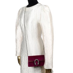 Gucci Dionysus Bag Velvet Super Mini Shoulder Bag in Purple